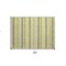 Edge Collections - 2' x 3' - Yellow - Striped Indoor Outdoor Area Rug for Cozy Spaces - 1 Piece